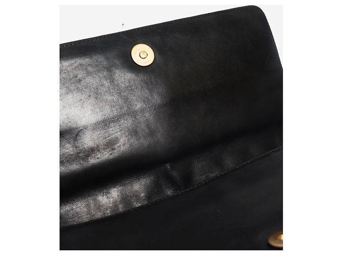 Chanel Schultertasche vintage 2002 Chocolate bar schwarz - Ansicht 5