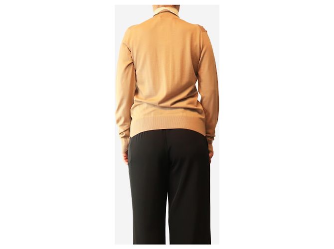Céline Brown high-neck top - size L - view 2