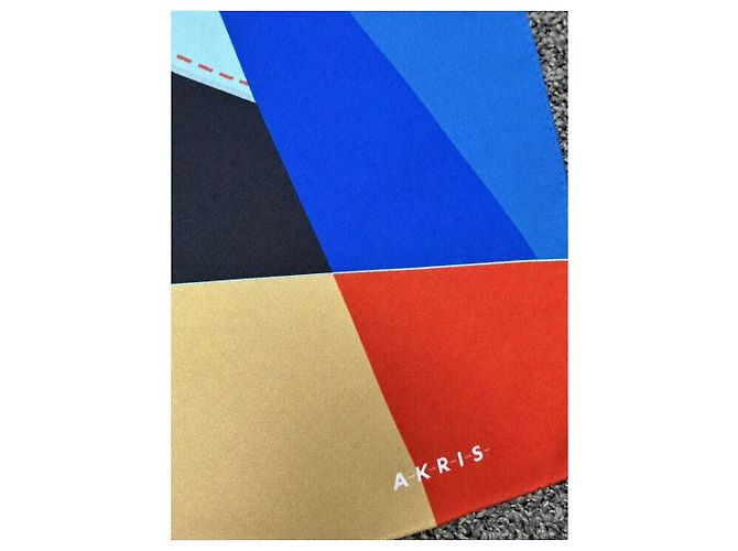 Akris Sciarpa multicolore con stampa Ai - vista 4