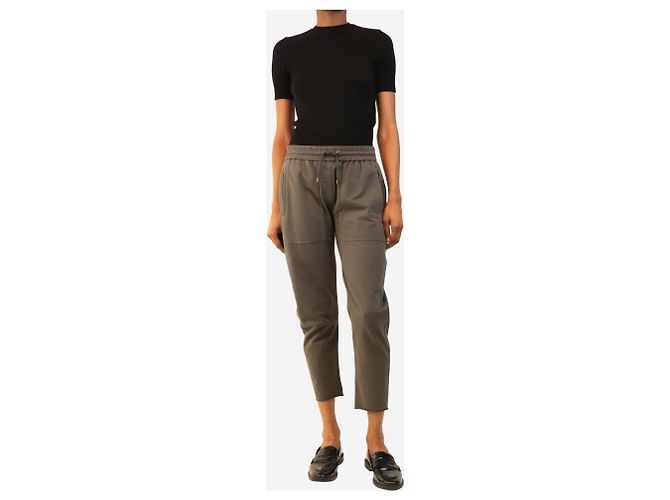 Brunello Cucinelli Graue Hose mit Kordelzug - size S - Ansicht 2