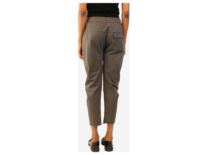 Brunello Cucinelli Graue Hose mit Kordelzug - size S - Ansicht 3