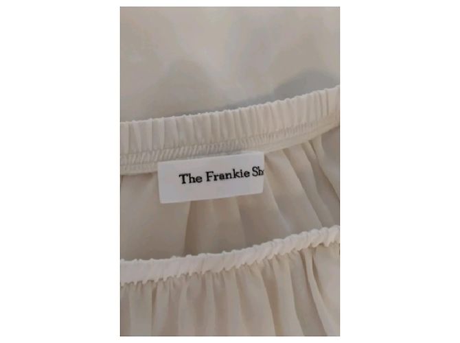 Autre Marque THE FRANKIE SHOP Gonna lunga beige - vista 5