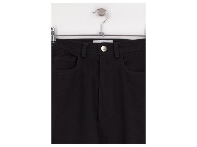 Autre Marque Jean en coton noir RHÚNE - vue 2