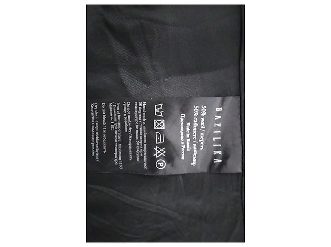 Autre Marque BAZILIKA Black Wool Coat - view 8