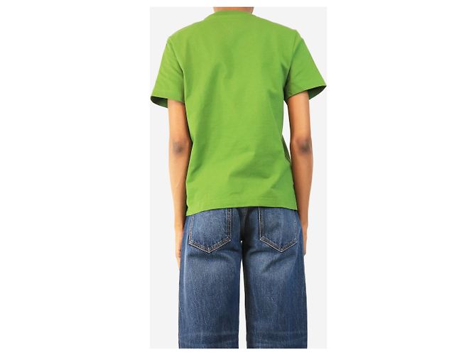 Bottega Veneta T-shirt boxy fit verde - tamanho S - vista 2