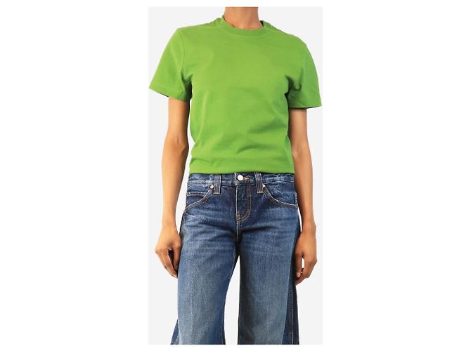 Bottega Veneta T-shirt boxy fit verde - tamanho S - vista 3