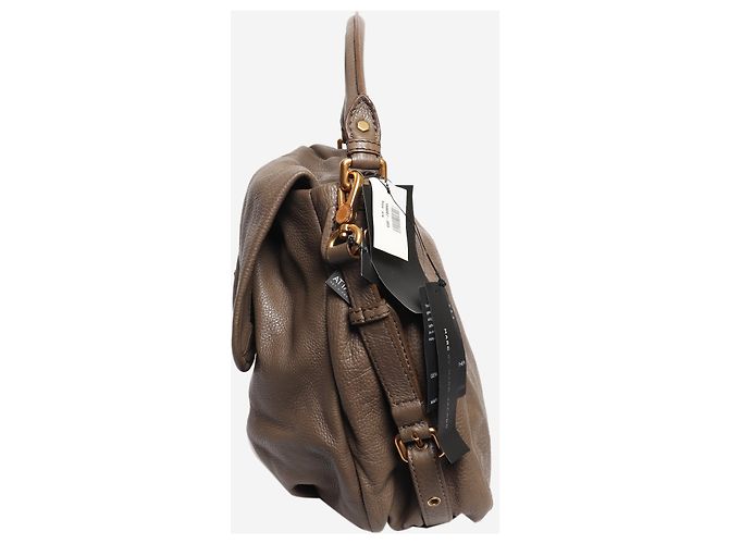 Marc by Marc Jacobs Bolsa transversal grande em couro castanho Marrom - vista 3