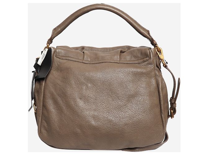 Marc by Marc Jacobs Bolsa transversal grande em couro castanho Marrom - vista 4
