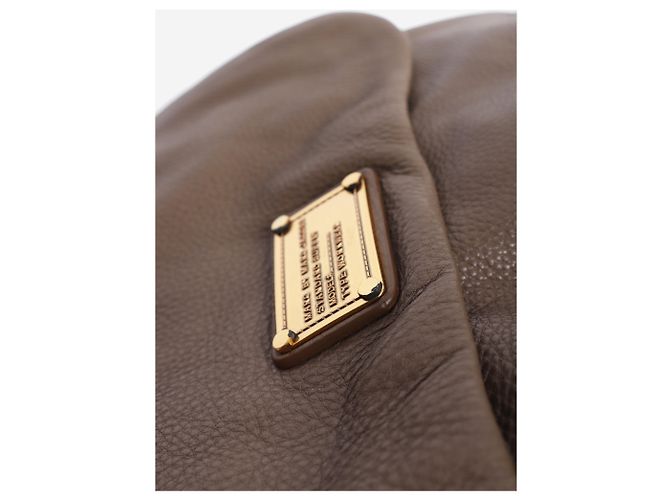 Marc by Marc Jacobs Bolsa transversal grande em couro castanho Marrom - vista 6