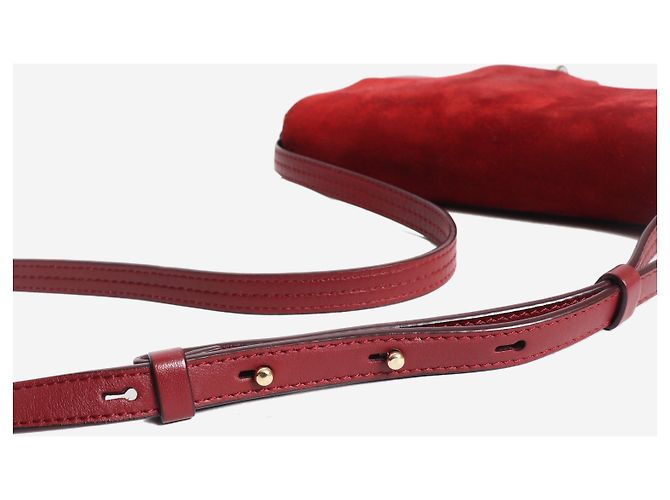 Chloé Faye Schultertasche Burgundy Bordeaux - Ansicht 10