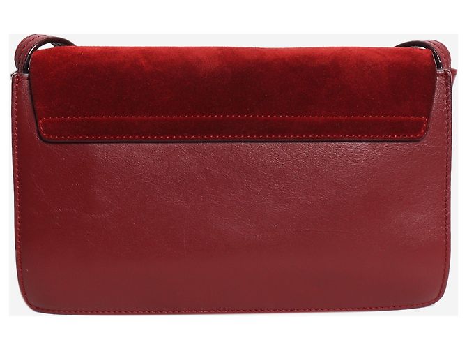 Chloé Faye Schultertasche Burgundy Bordeaux - Ansicht 3