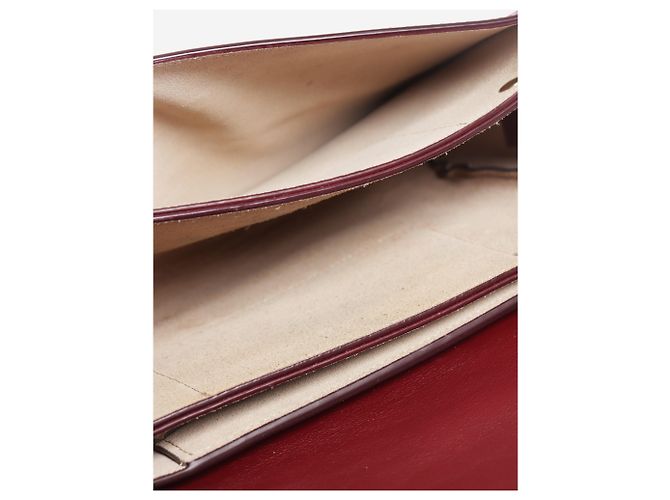 Chloé Faye Schultertasche Burgundy Bordeaux - Ansicht 9