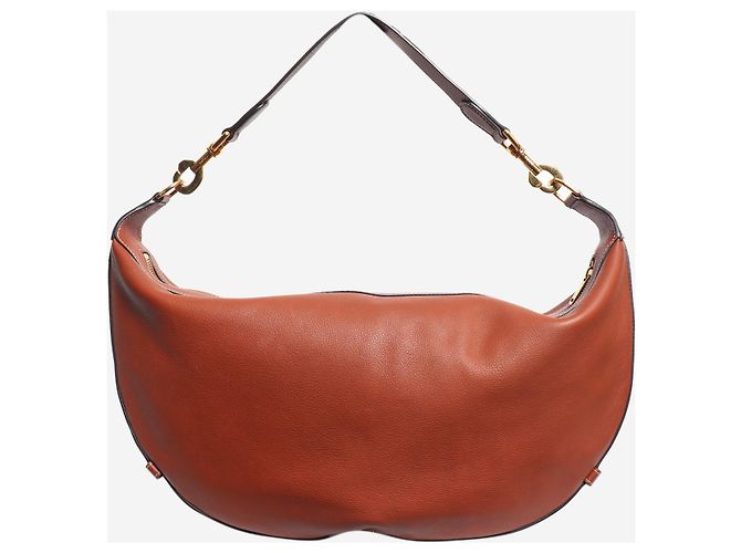 Céline Bolso hobo Leandre 2021 Tan Castaño - vista 3