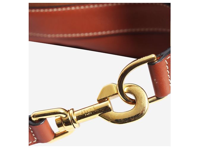 Céline Bolso hobo Leandre 2021 Tan Castaño - vista 6