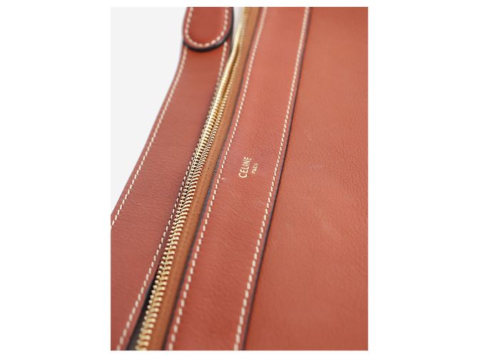 Céline Bolso hobo Leandre 2021 Tan Castaño - vista 7