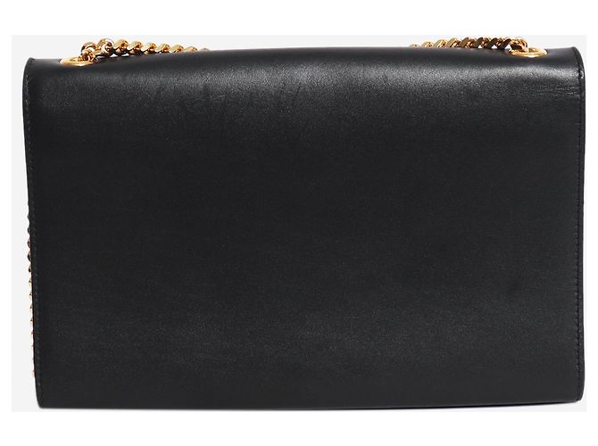 Autre Marque Borsa a tracolla Kate in pelle nera con nappina Nero - vista 3