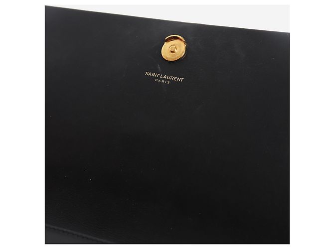 Autre Marque Borsa a tracolla Kate in pelle nera con nappina Nero - vista 5