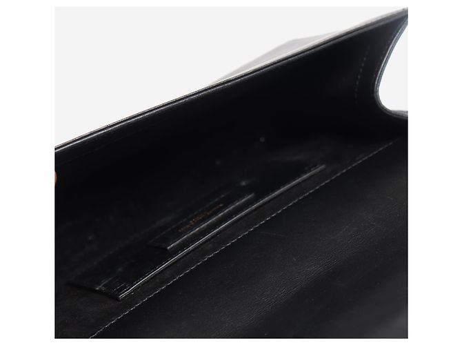 Autre Marque Borsa a tracolla Kate in pelle nera con nappina Nero - vista 8