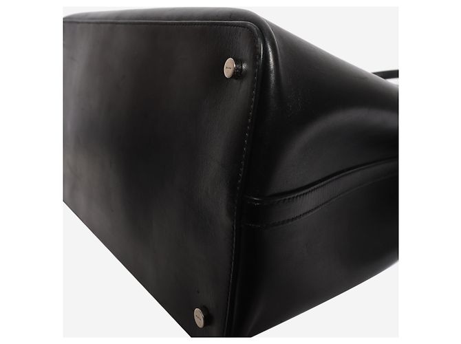 Alaïa Borsa tote in pelle nera con occhielli Nero - vista 5