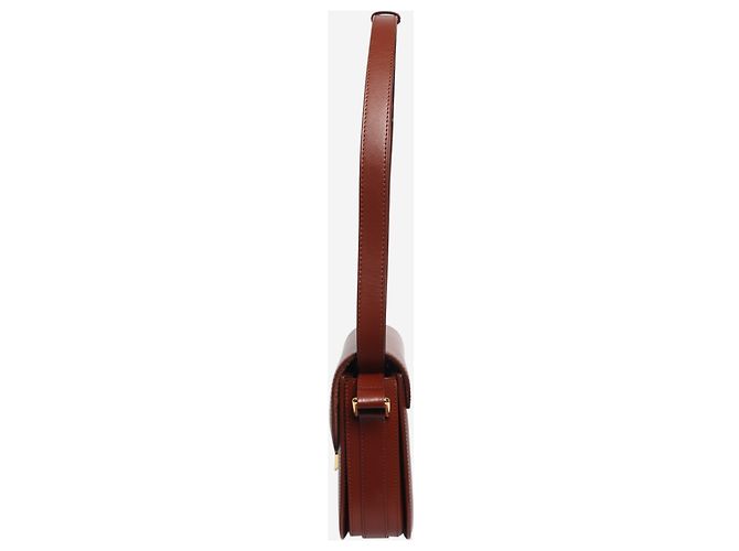 Apc Borsa a tracolla Grace in pelle marrone - vista 3