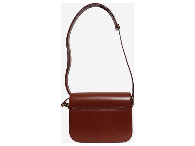 Apc Borsa a tracolla Grace in pelle marrone - vista 4