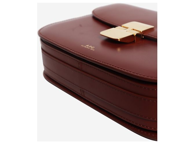 Apc Borsa a tracolla Grace in pelle marrone - vista 5