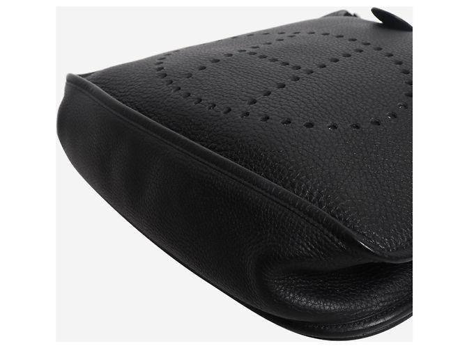 Hermès Bolso de hombro Evelyne 29 2006 Clemence negro - vista 6