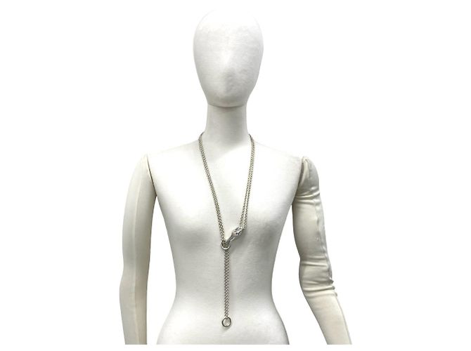 Hermès Colar Hermes Galop em Prata 925 - vista 2