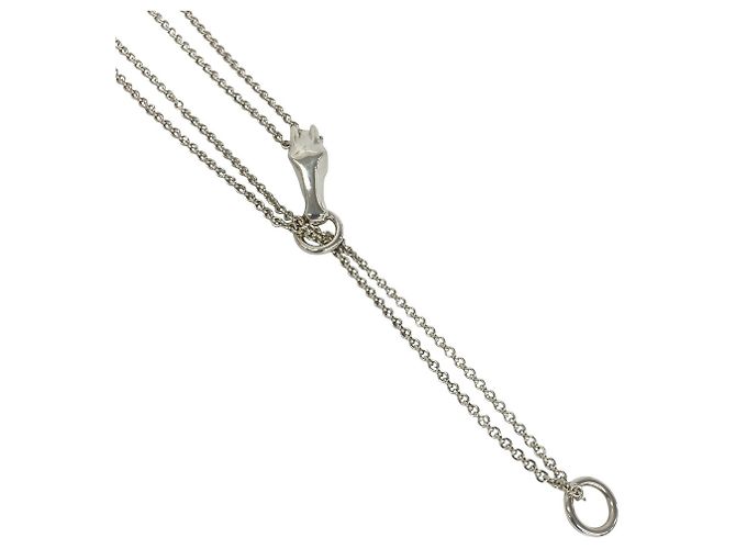 Hermès Colar Hermes Galop em Prata 925 - vista 4