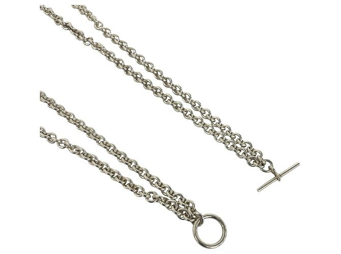 Hermès Colar Hermes Galop em Prata 925 - vista 5