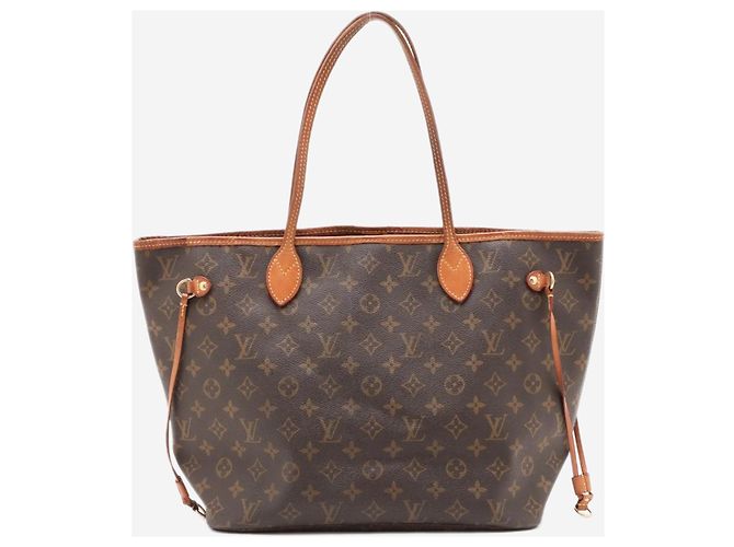 Louis Vuitton Bolso tote Neverfull MM Monogram marrón 2008 Castaño - vista 2