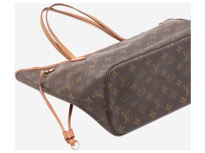 Louis Vuitton Bolso tote Neverfull MM Monogram marrón 2008 Castaño - vista 4