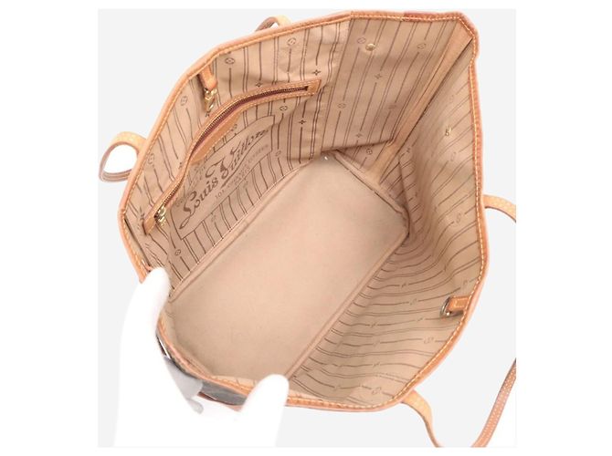 Louis Vuitton Bolso tote Neverfull MM Monogram marrón 2008 Castaño - vista 7