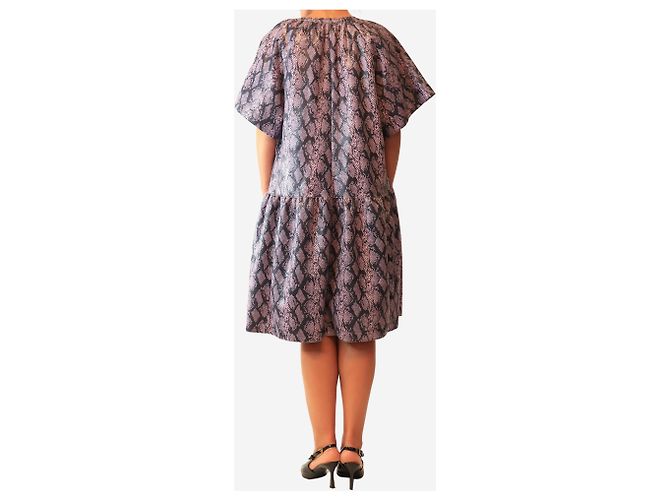 Autre Marque Kaitlyn Mini-Kleid Schlangenprint lila - size UK 12 - Ansicht 2