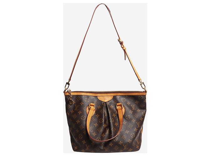 Louis Vuitton Sac cabas Palermo PM Monogram marron 2011 - vue 4