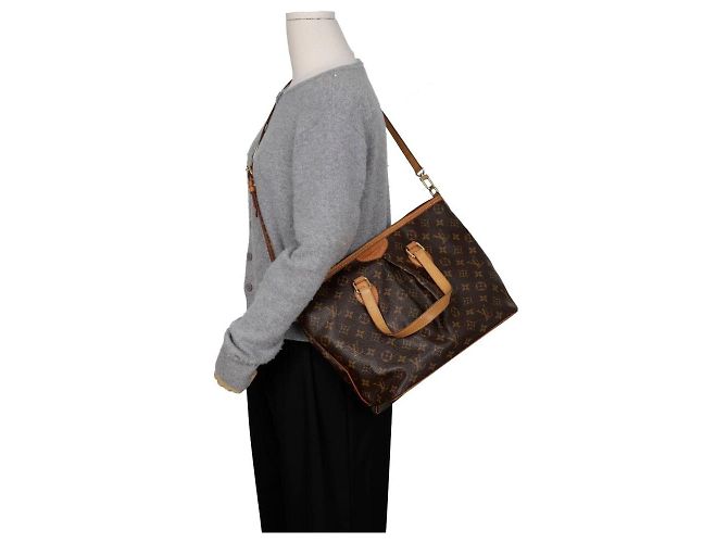 Louis Vuitton Sac cabas Palermo PM Monogram marron 2011 - vue 8