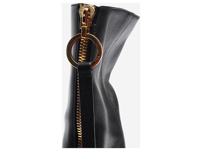 Dior Black Effrontee heeled ankle boots - size EU 40 - view 4