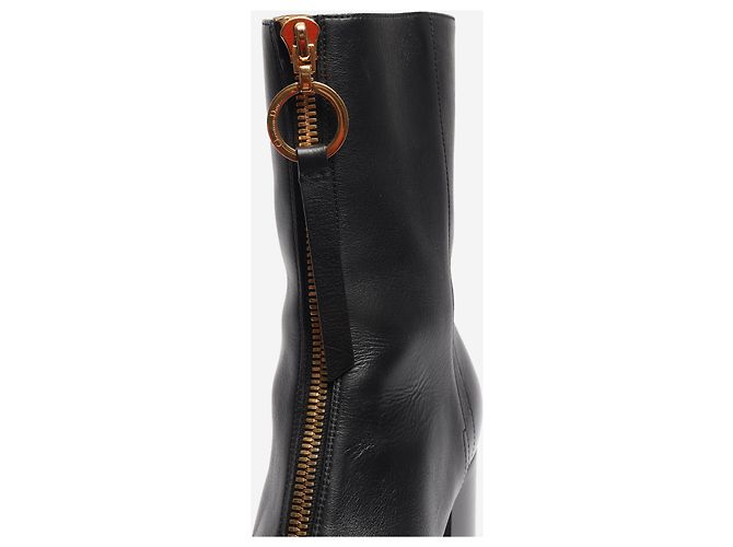 Dior Black Effrontee heeled ankle boots - size EU 40 - view 5
