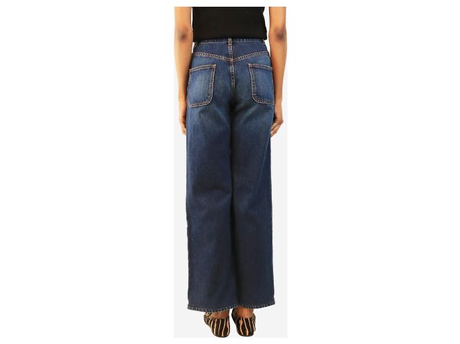 Autre Marque Blaue High-Rise Jeans - size UK 6 - Ansicht 3
