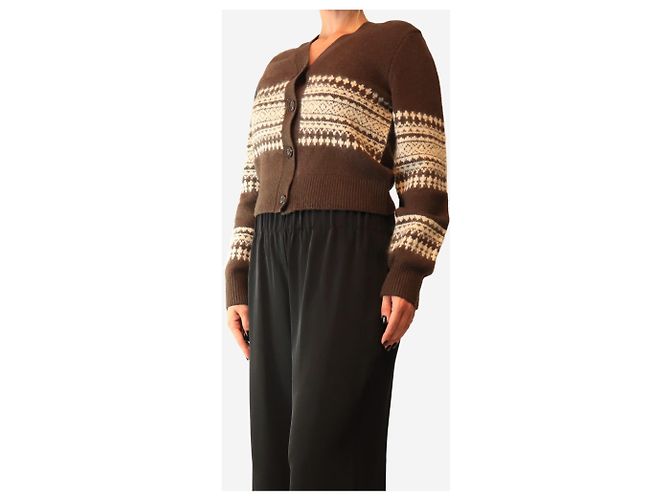 Apc PC Dark chesnut Lindsey cardigan - size M Braun - Ansicht 3