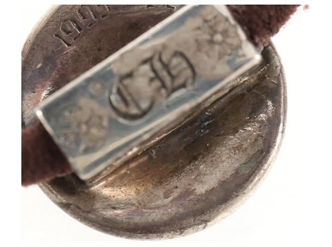 Chrome Hearts Cross Ball Button Hair Tie Ag925 Silver - vista 10