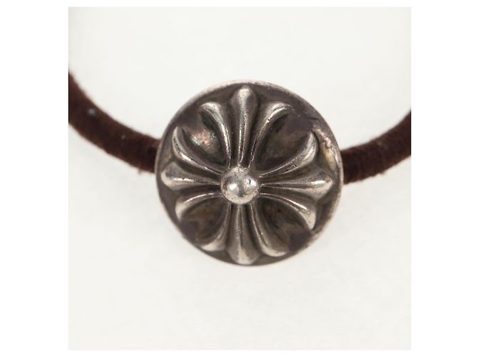 Chrome Hearts Cross Ball Button Hair Tie Ag925 Silver - vista 3