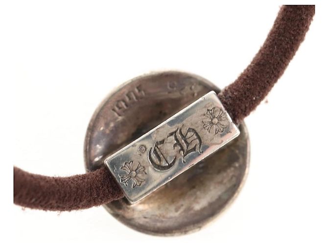 Chrome Hearts Cross Ball Button Hair Tie Ag925 Silver - vista 8