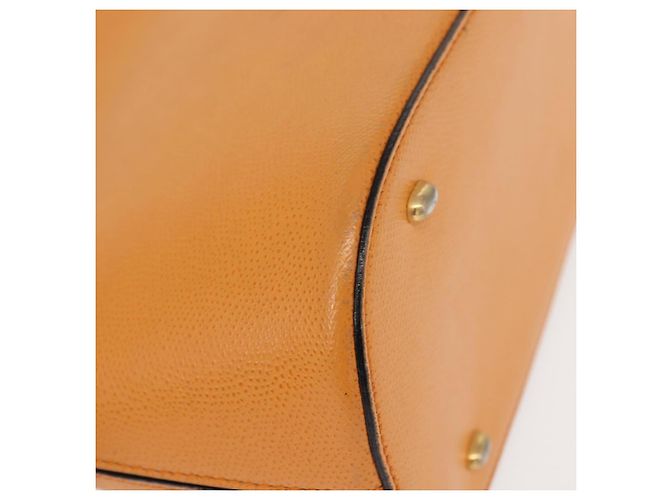 Céline CELINE Bolsa de mão em couro Amarelo Ouro - vista 13