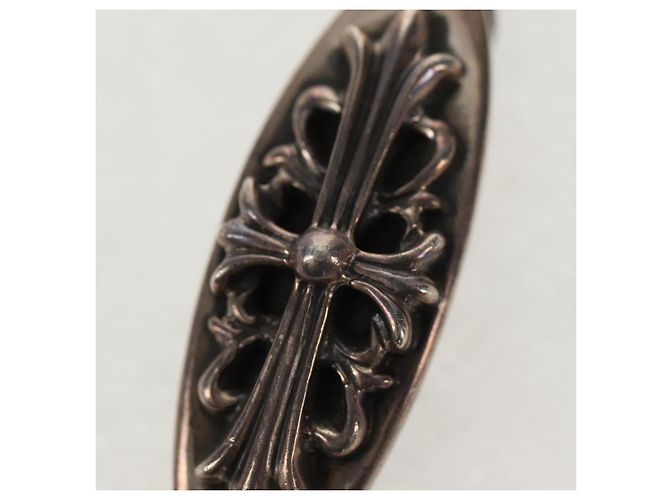 Chrome Hearts Barrette Hair Clip Floral Cross Ag925 Silver - vista 4