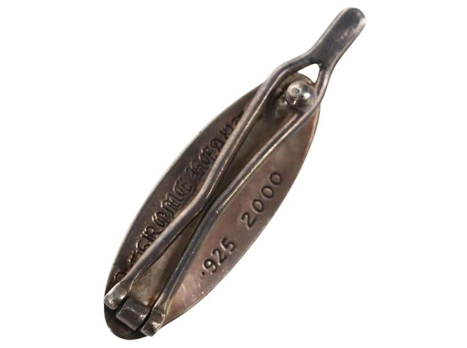 Chrome Hearts Barrette Hair Clip Floral Cross Ag925 Silver - vista 6