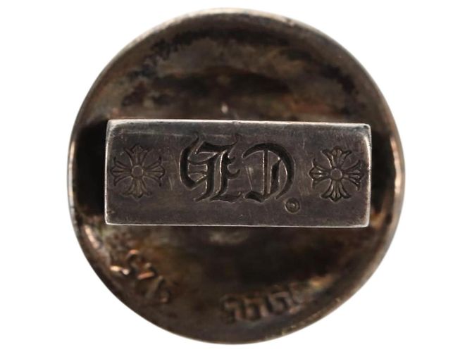 Chrome Hearts Cross Ball Button Hair Tie Concho Ag925 Silver - vista 3