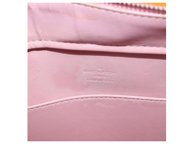 LOUIS VUITTON Monogram Vernis Columbus Tasche Marshmallow Pink M91032 - Ansicht 18