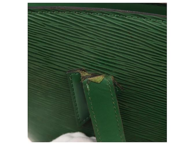 LOUIS VUITTON Epi Saint Jacques Shopping Schultertasche Grün M52264 - Ansicht 9