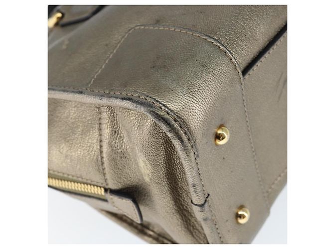 LOEWE Anagram Americana 28 Hand Bag Leather Gold - vista 16